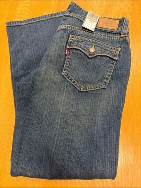 Levi's Women's Dark Blue Wide Leg Jeans
